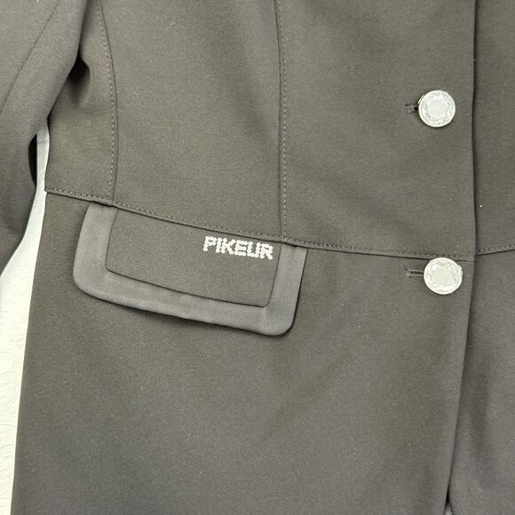 NEW Pikeur Radina Show Dressage Jacket Size 12 Equestrian Black Rhinestone NWOT - Picture 4 of 13